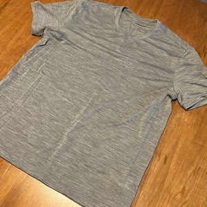 Men’s Icebreaker T-Shirt - Light Gray - 90% Merino Wool